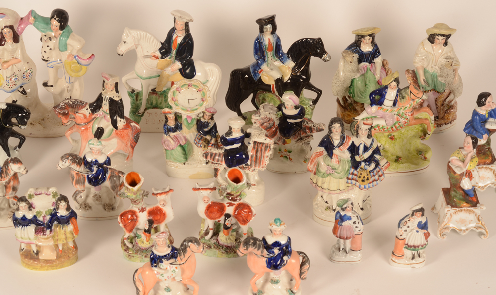Staffordshire collection — Detail of the groups