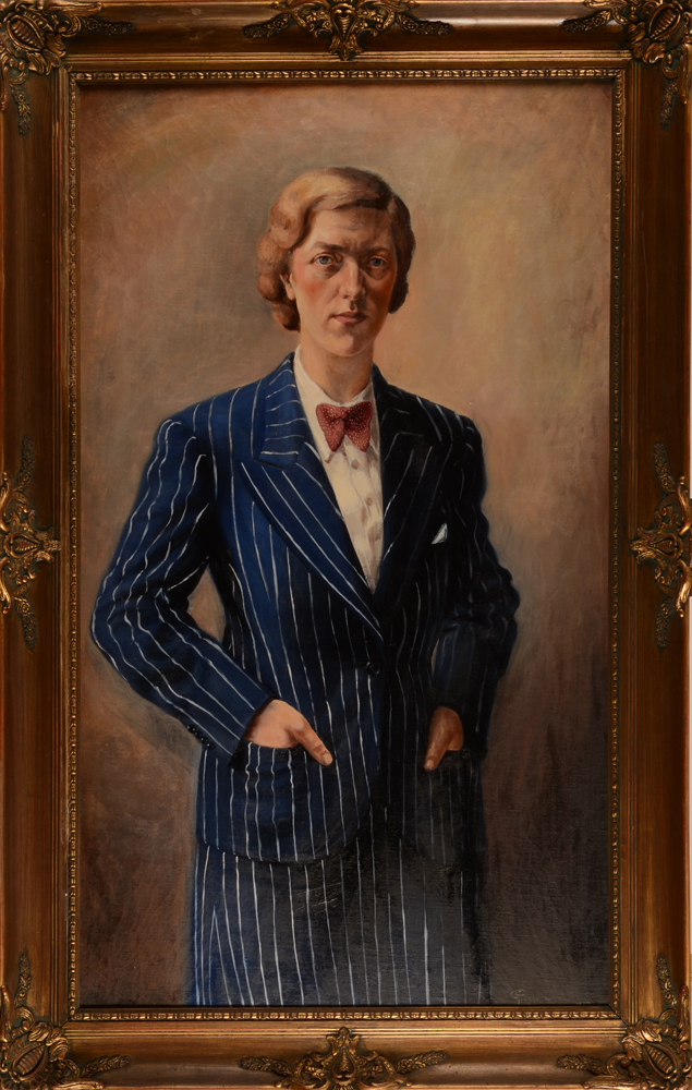Georges Steel — The protrait in its original frame