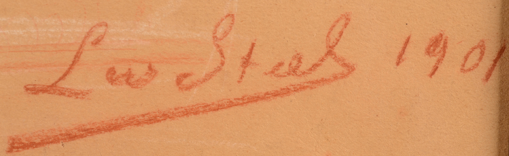Leo Steel — Signature of the artist and date, bottom right