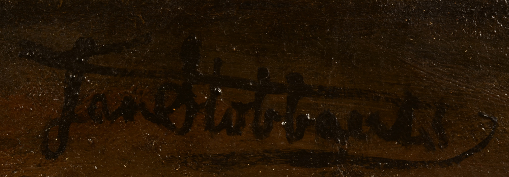 Jan Stobbaerts — Signature of the artist