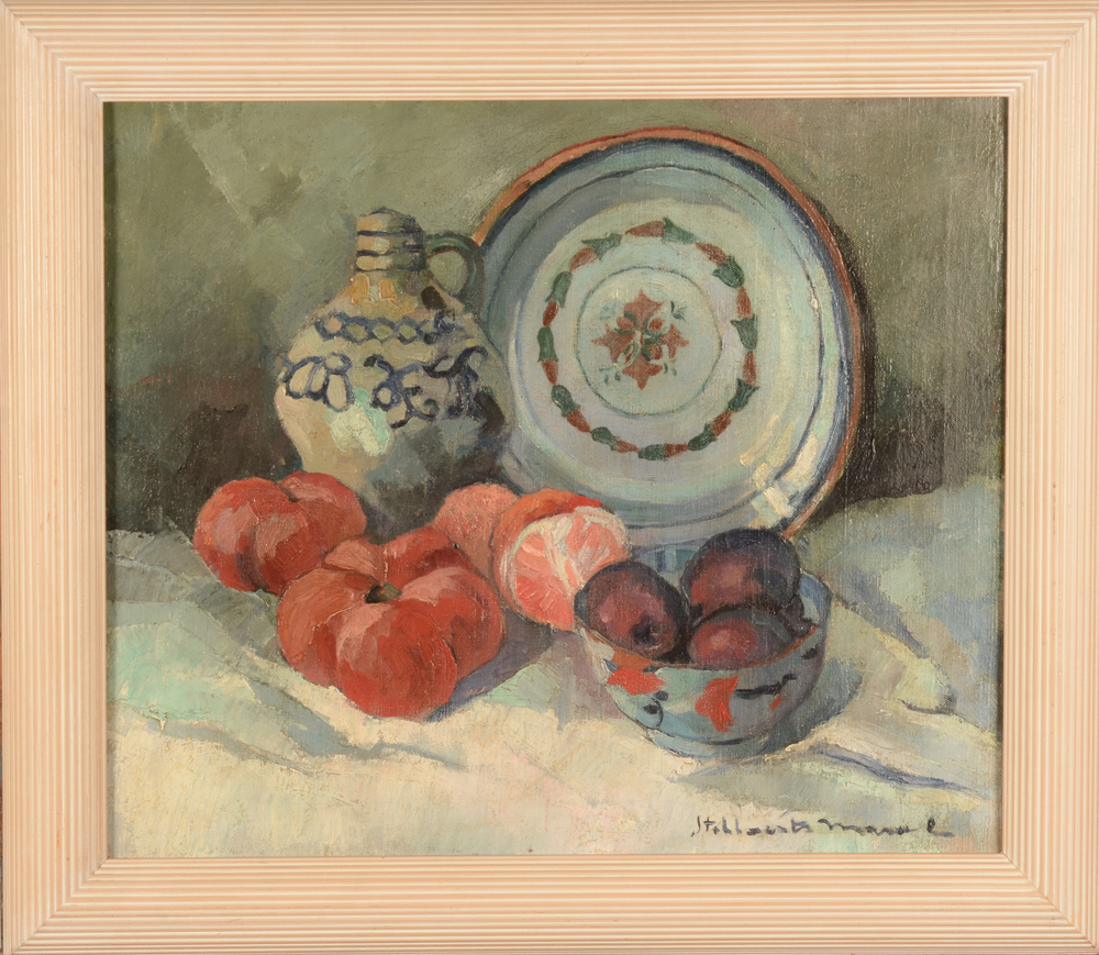 Marcel Stobbaerts — The painting in its modern frame
