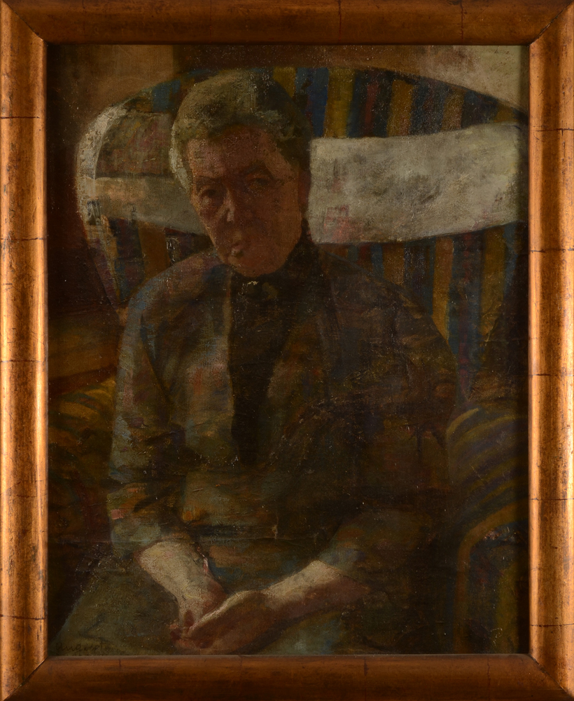 Jan Willem Grinwis Plaat Stultjes — the painting in its frame