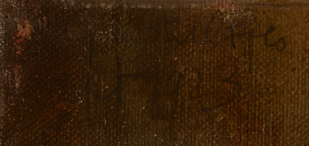 Jan Willem Grinwis Plaat Stultjes — Signature of the artist and date, top left
