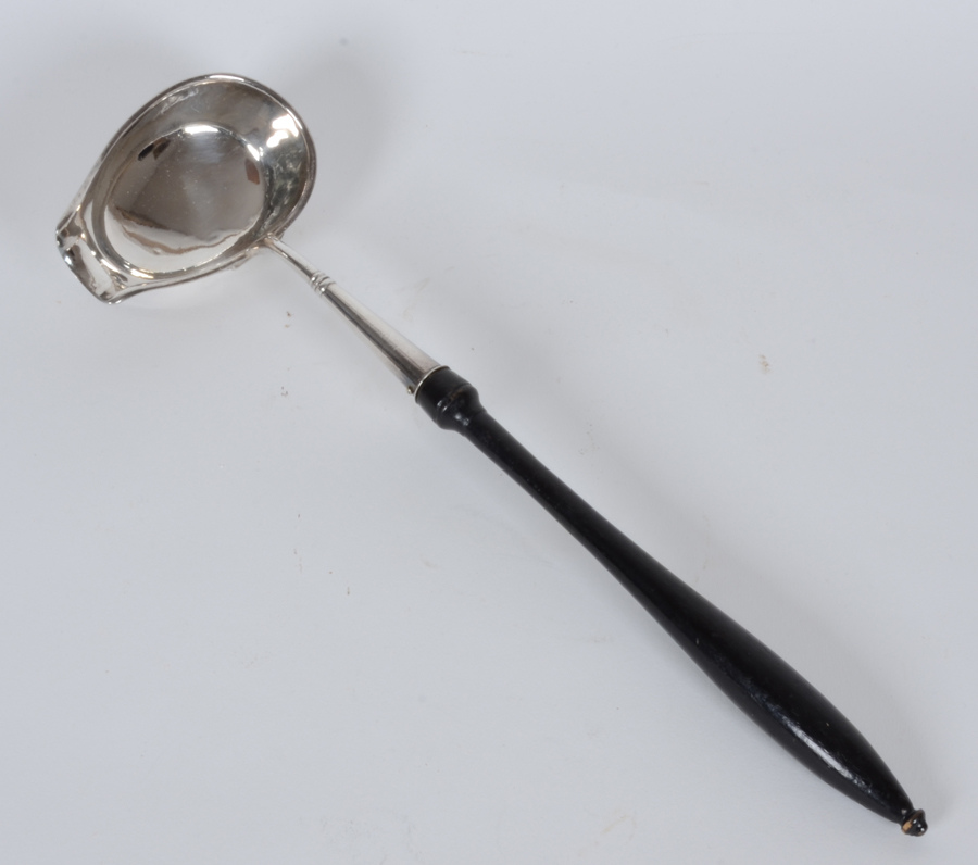 Axel Gabriel Dufva — A Ny Silber serving ladle, dated 1885.