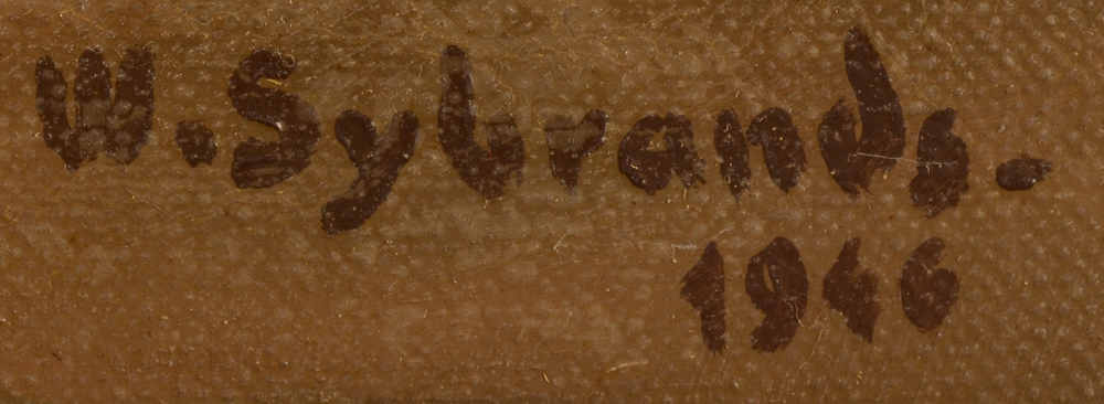Wilfried Sybrands — Signature of the artist and date, bottom right
