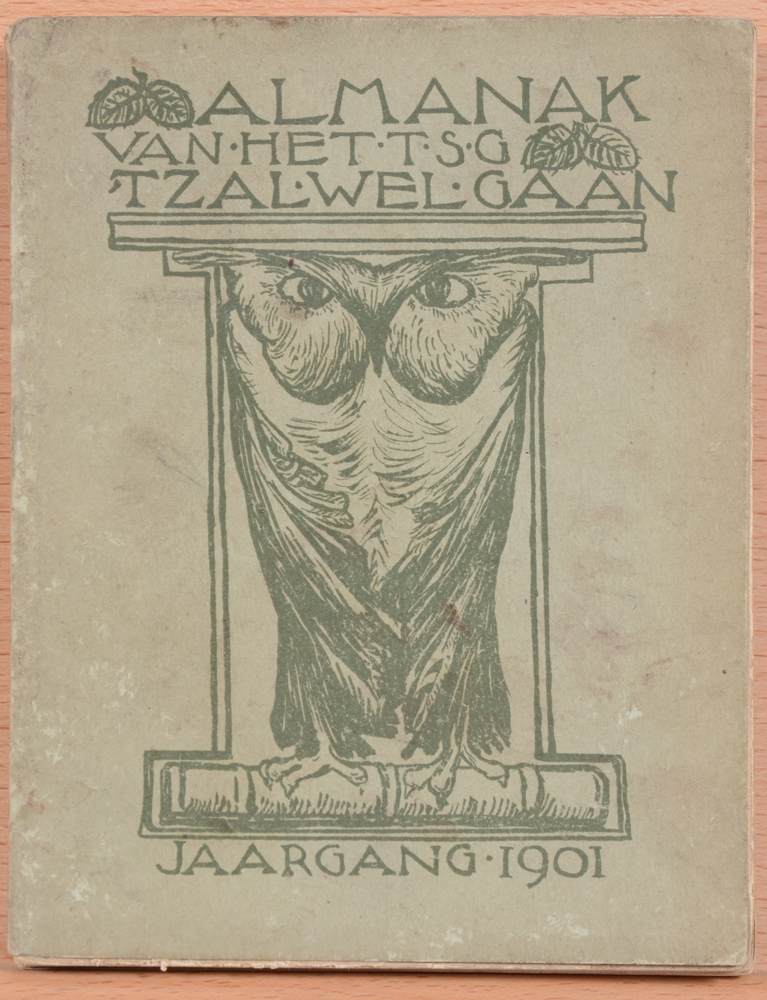 Julius (Jules) De Praetere — Rare almanac de 1901 avec couverture dessiné par Julius De Praetere