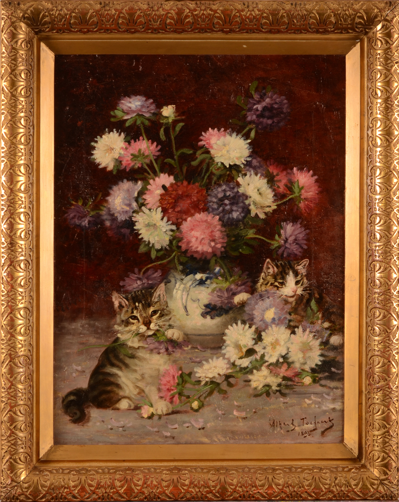 Albert Toefaert — the painting in its frame
