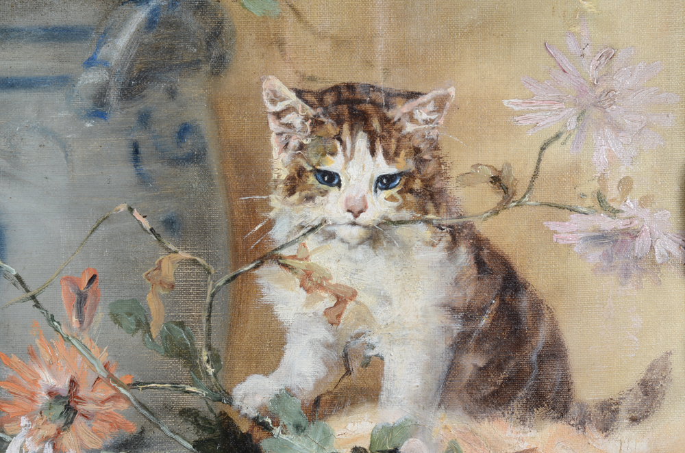 Albert Toefaert — Detail of one of the cats