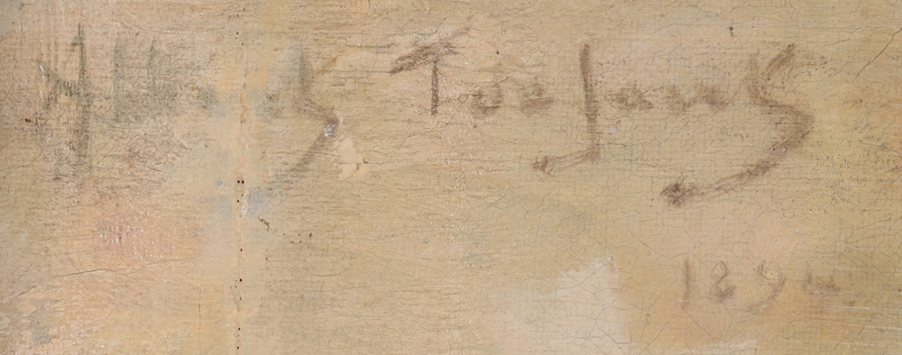 Albert Toefaert — Signature of the artist and date, top left