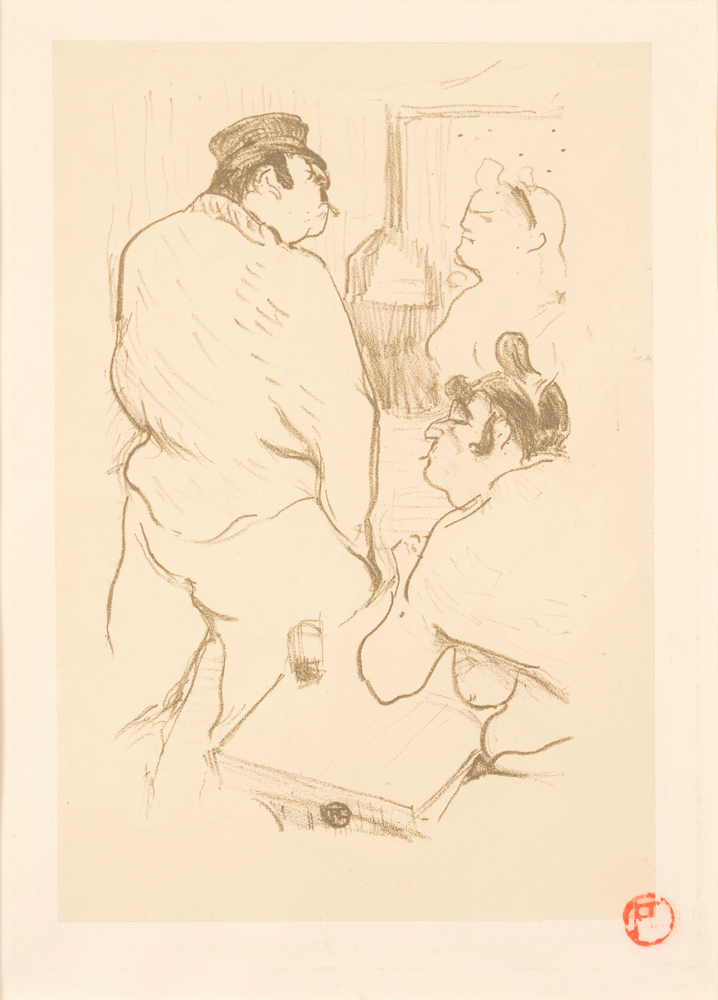 Henri de Toulouse-Lautrec — Lithographie originale repertoriée (Wittrock 66)