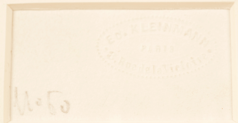 Henri de Toulouse-Lautrec — Drystamp and justification (?) bottom left