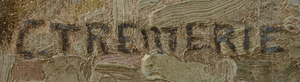 Carolus Tremerie — signature of the artist, bottom left