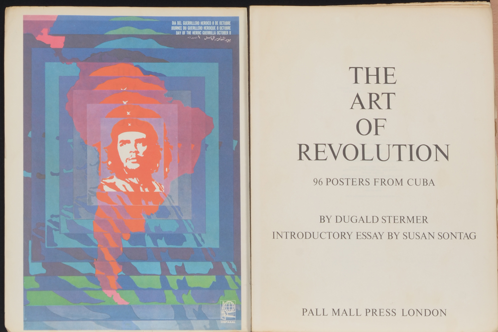 Dugald Stermer, Susan Sontag 'The Art of revolution' Front page  — Front page of the bundle. Title, Creators and Press are mentioned here.
