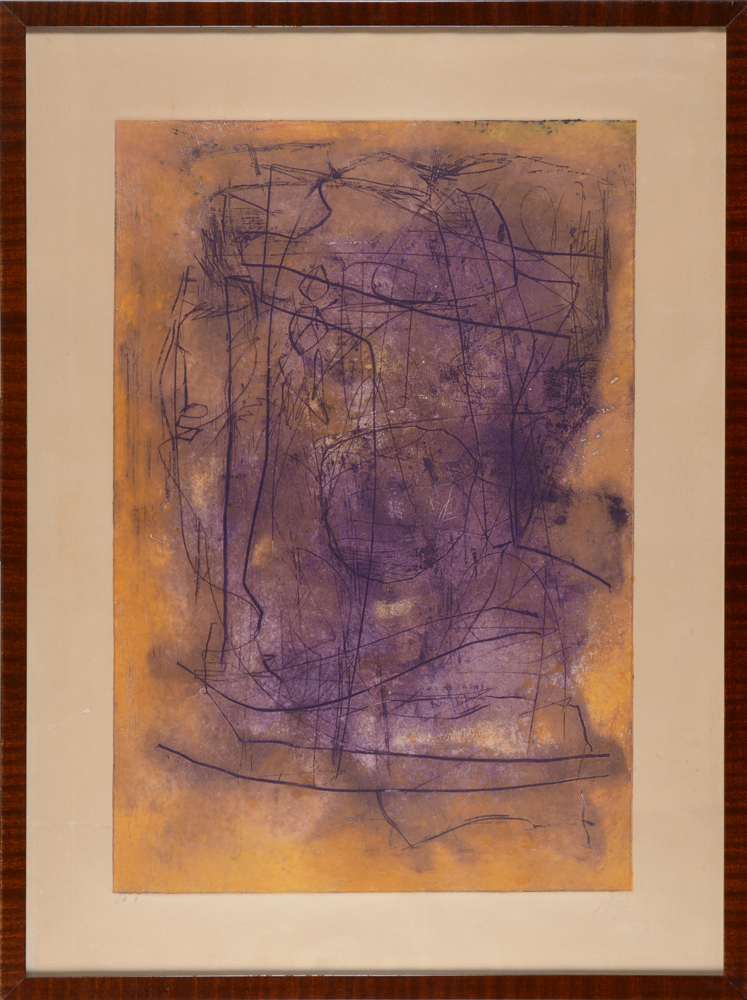 Paul Art — The etching in its original frame