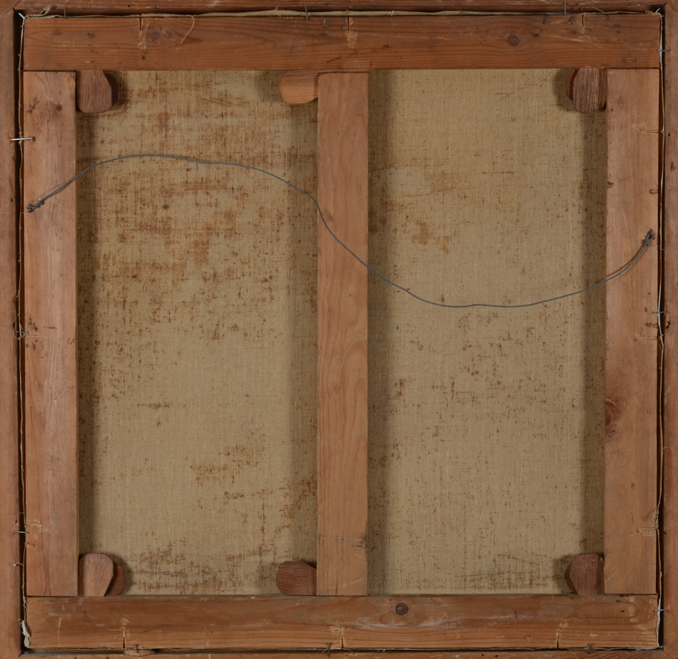 Albert Claeys — Back of the canvas