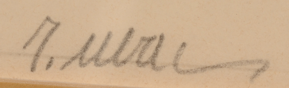 Raoul Ubac — Signature of the artist in pencil, bottom right