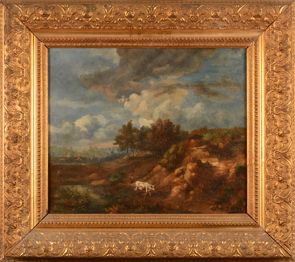 Unknown Artist — The painting in its restored frame