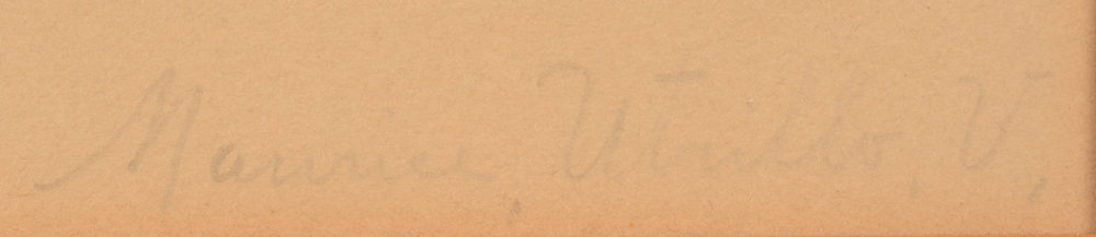 Maurice Utrillo (after) — Signature in pencil, bottom right