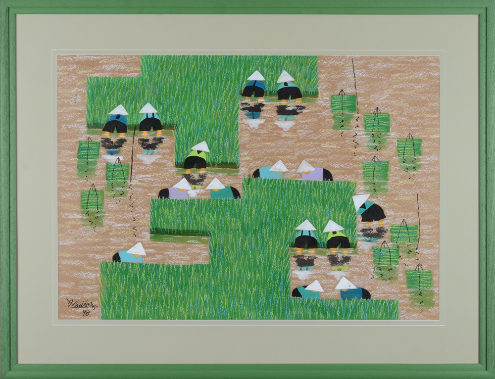 Quach Dong Phuong — The painting in its modern frame