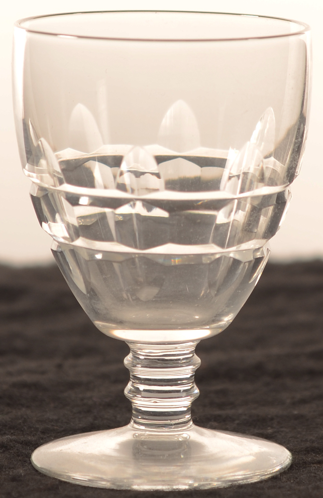 Val Saint-Lambert AD2 88 — Val St-Lambert, modele Art Deco, verre de vin en cristal, hauteur 88 mm&nbsp;