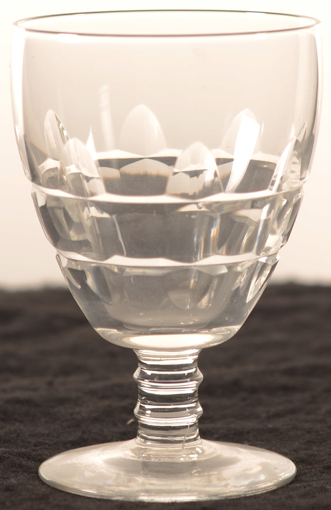 Val Saint-Lambert AD2 96 — Val St-Lambert, modele Art Deco, verre de vin en cristal, hauteur 96 mm&nbsp;