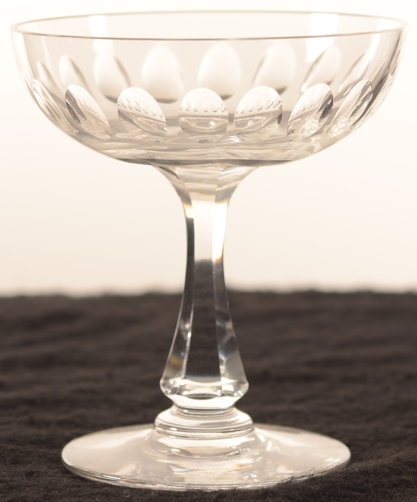 Val Saint-Lambert Derby coupe 109 — Val St-Lambert, modele Derby coupe, verre de vin en cristal, hauteur 109 mm&nbsp;