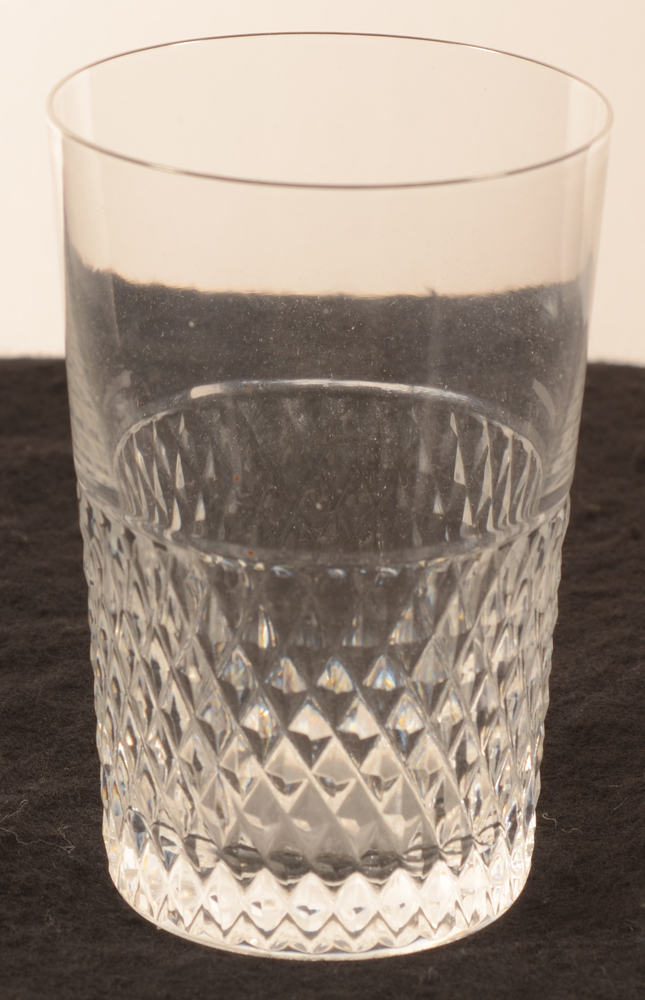 Val Saint-Lambert — verre en crystal taillé, hauteur 106 mm