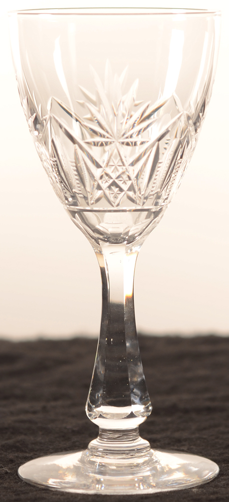 Val Saint-Lambert Lubin 139 — Val St-Lambert, modele Lubin, verre de vin en cristal, hauteur 139 mm&nbsp;<br>