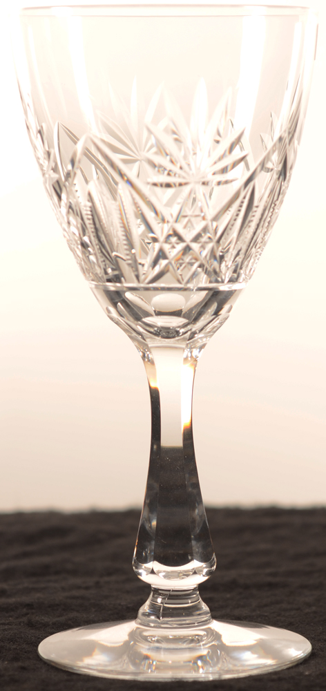 Val Saint-Lambert Lubin 183 — Val St-Lambert, modele Lubin, verre de vin en cristal, hauteur 183 mm&nbsp;<br>