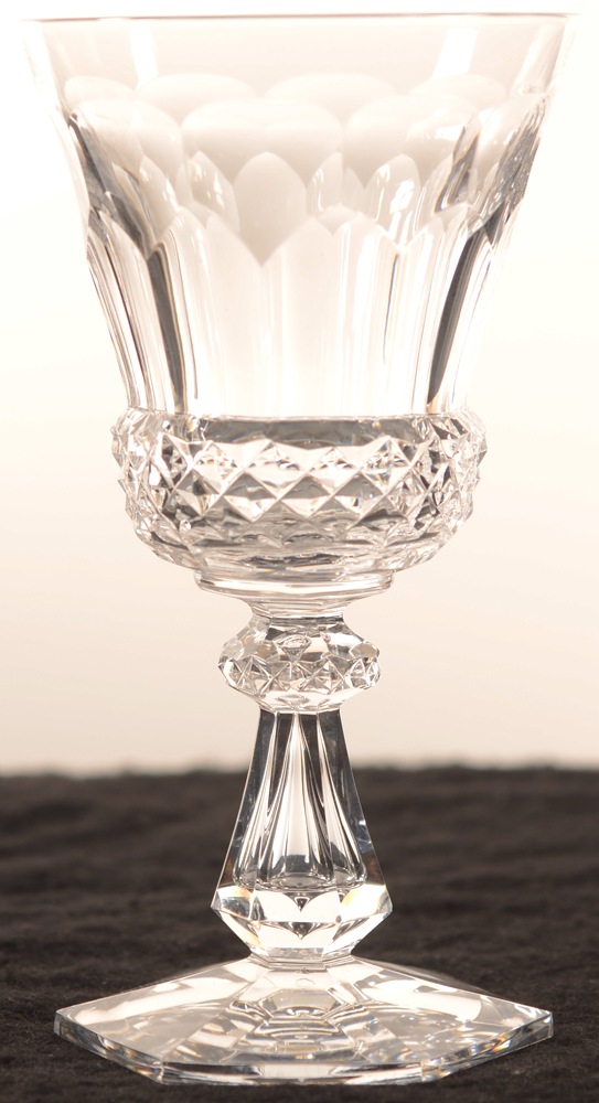 Val Saint-Lambert Nikita 159 — Val St-Lambert, modele Nikita, verre de vin en cristal, hauteur 159 mm&nbsp;<br>