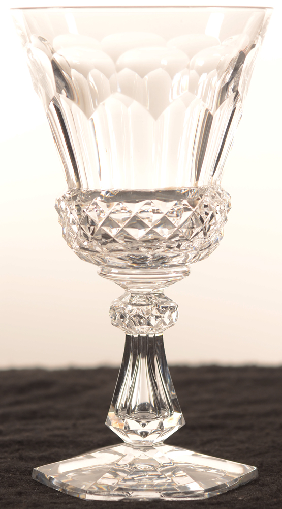 Val Saint-Lambert Nikita 170 — Val St-Lambert, modele Nikita, verre de vin en cristal, hauteur 170 mm&nbsp;<br>