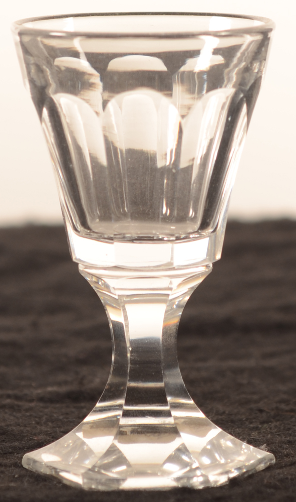 Val Saint-Lambert Poniatowsky 110 — Val St-Lambert, modele Poniatowsky, verre à vin en cristal, hauteur 110 mm&nbsp;