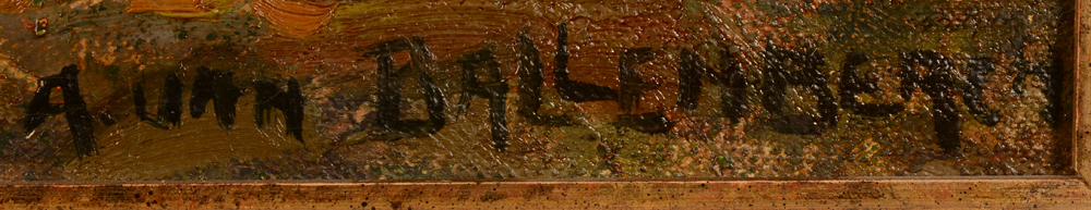 André Van Ballenberghe — Signature of the artist bottom right