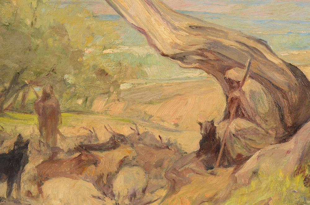 Jules Van Biesbroeck — Deatil of the herders