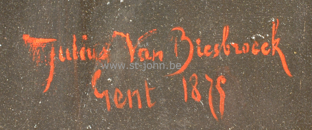 Julius Van Biesbroeck, signature and date.