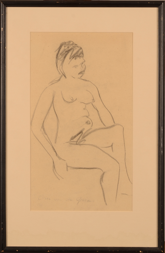 Arie Van de Giessen — The drawing in its frame