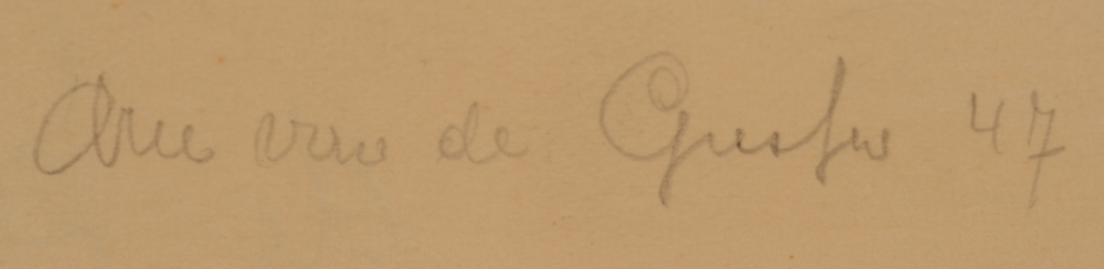 Arie Van de Giessen  — Signature of the artist and date, bottom right