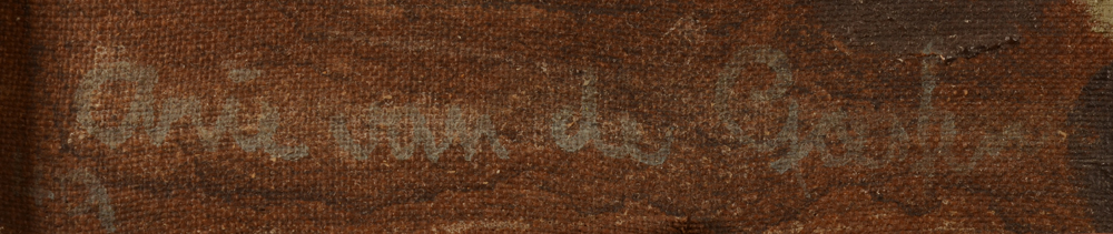 Arie Van de Giessen — Signature of the artist and date, bottom left