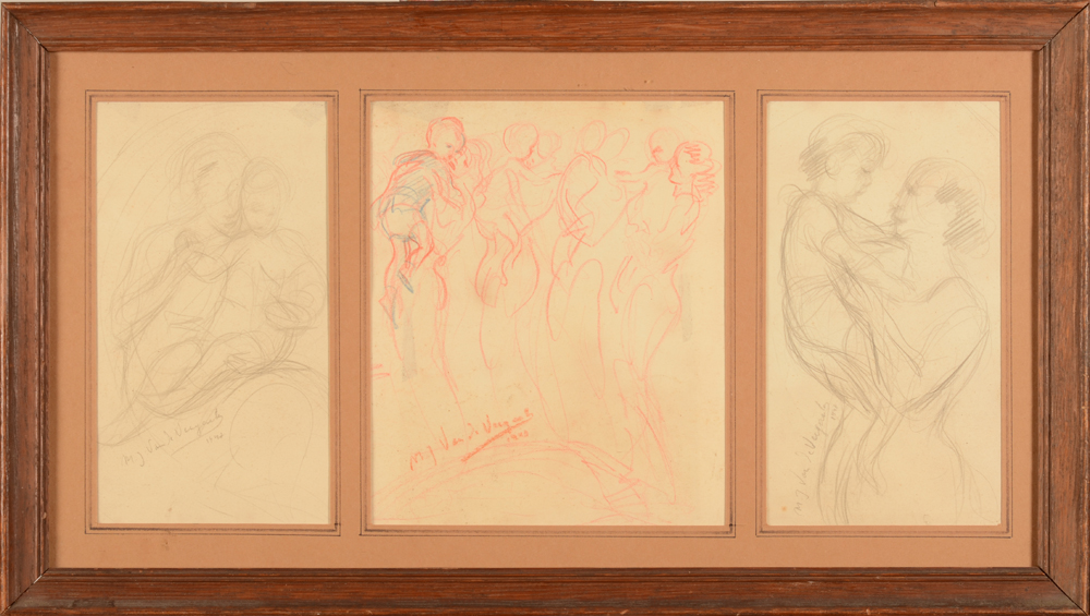 Marie-José Van de Veegaete — the drawings intheir original frame