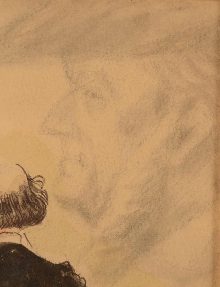 Leon Van der Haegen — Detail of the Wagner portrait
