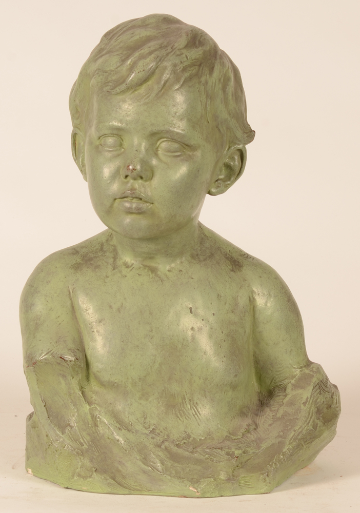 Modest Van Hecke — Portret buste van een jongen uit 1931