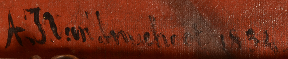 Adolphe Isidoor Van Imschoot — signature of the artist and date bottom left