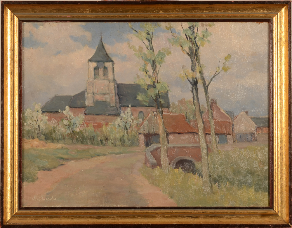 Karel Van Lerberghe — The painting in its frame