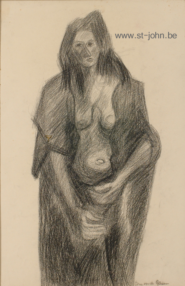 Arie Van de Giessen — <p>
	<strong>Arie Van de Giessen</strong> (1896-1950), a Study for &#39;D&#233;bacle&#39; and a study for &#39;Pieta&#39;, charcoal on paper, 42 x 34,5 cm &amp; 42,5 x 28,5 cm, both signed. (Unframed).</p>