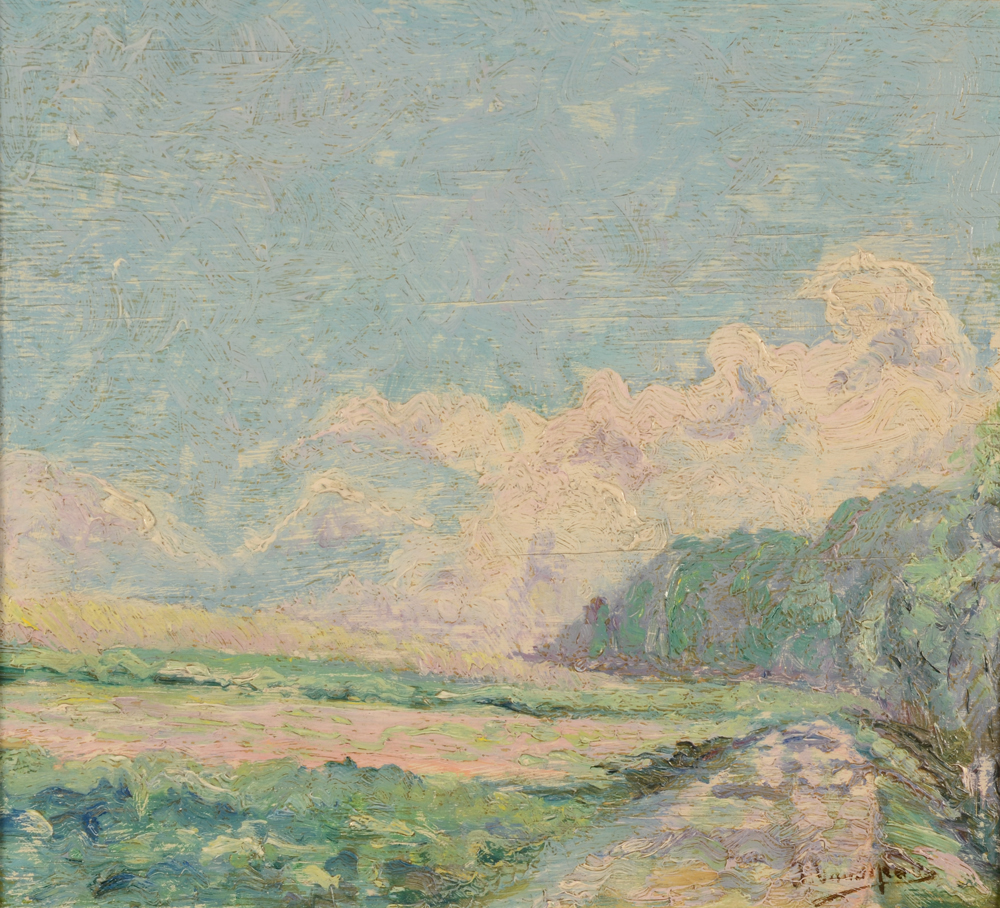 Joseph Vandeput summer landscape — paysage d'été impressioniste