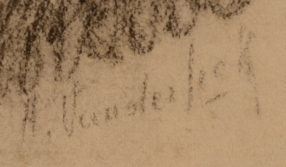 Armand Vanderlick — Signature of the artist, bottom right