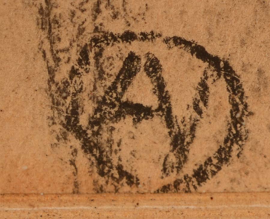 Achiel Vereecken  — <p>One of the monograms, bottom left on the drawing at the left,&nbsp;</p>