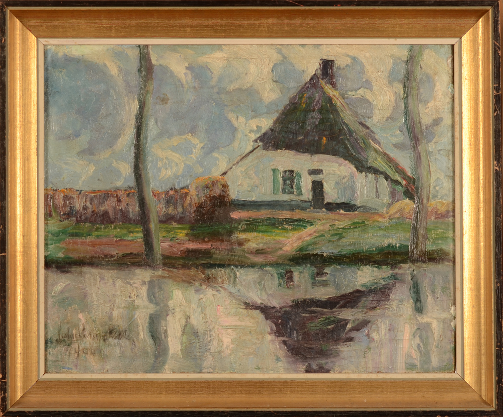 Victor Veroughstraete — The painting in its frame