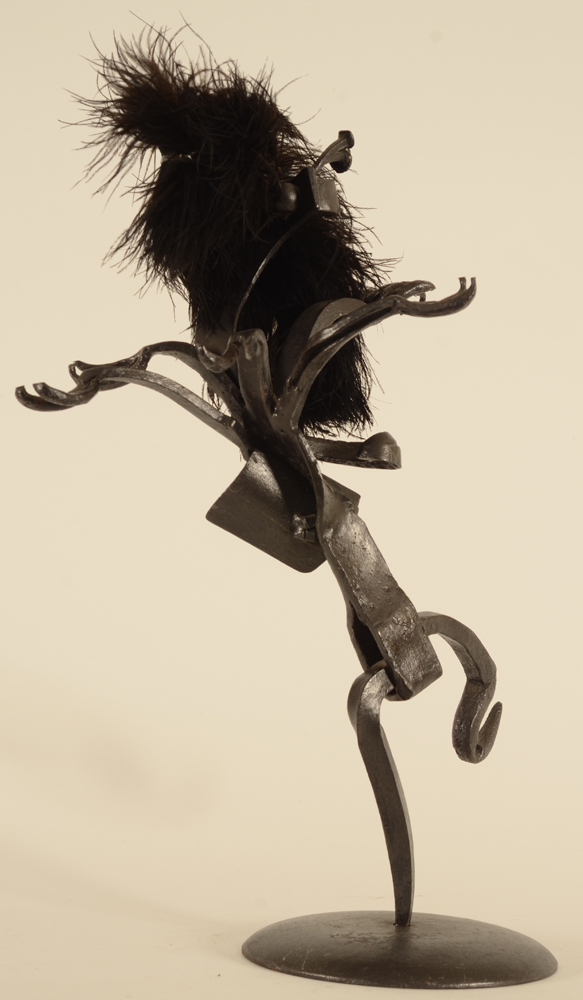 Frits Vertongen — Sculpture unique en fer forge, signee et datee 1976