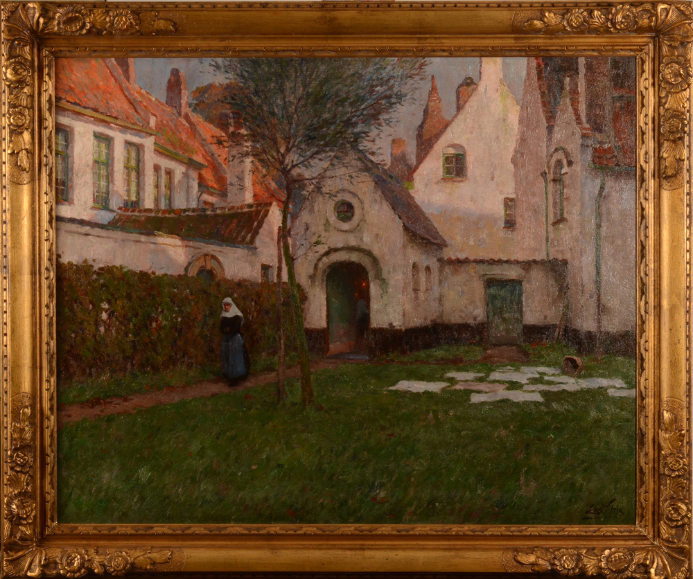 Emmanuel Viérin  — the painting in its original frame